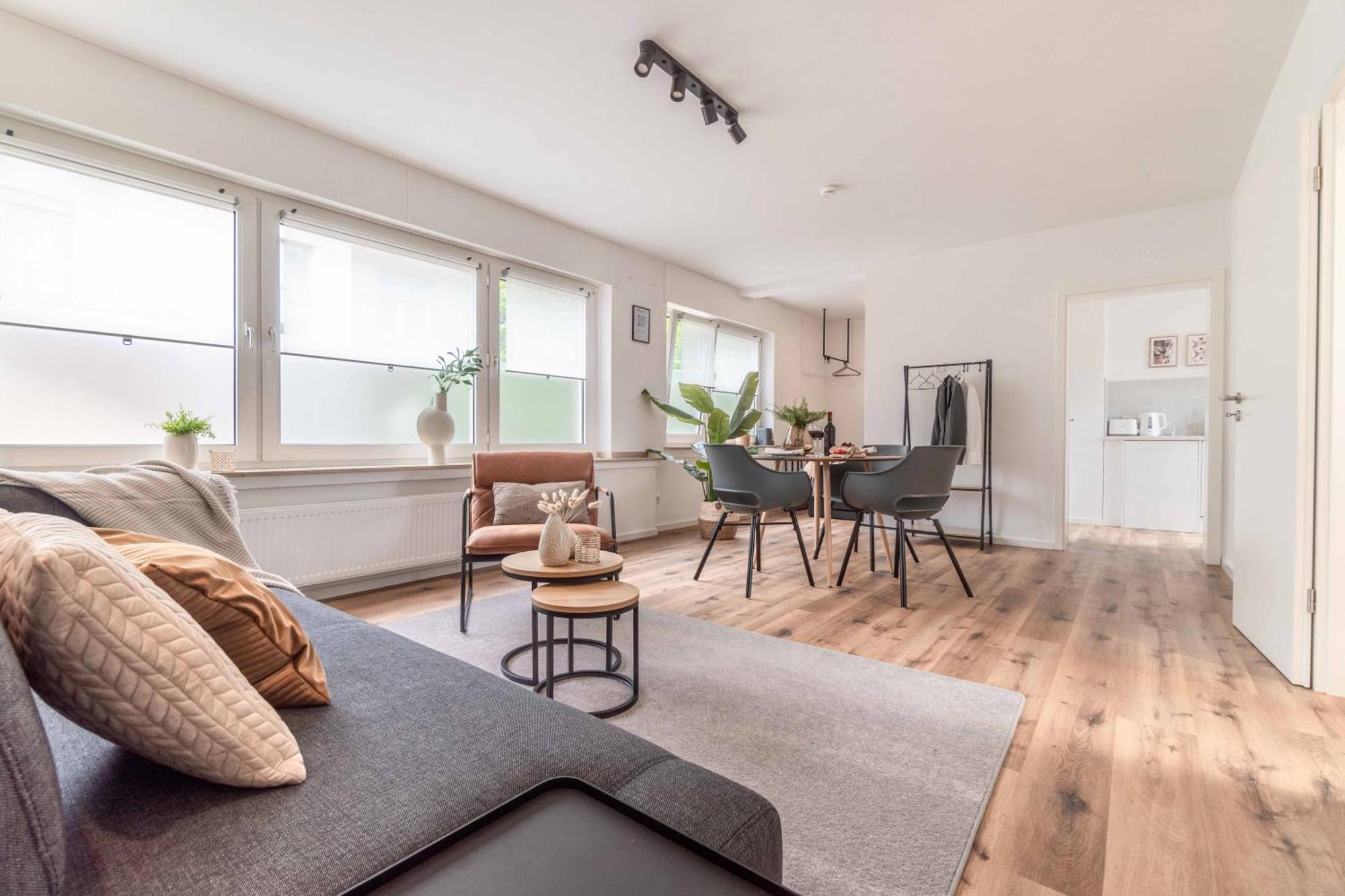 Modern & Minimal - Design-Apartment In Stadtmitte Wesel  Bagian luar foto